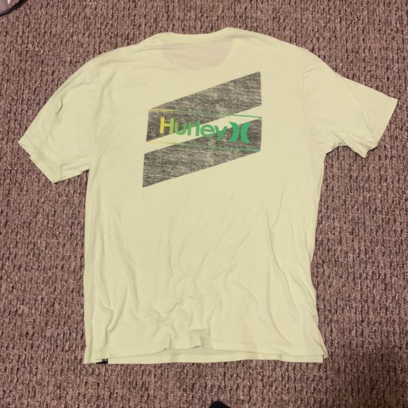 Men’s Large Green Hurley Short Sleeve Graphic Tee - Picture 2 of 2